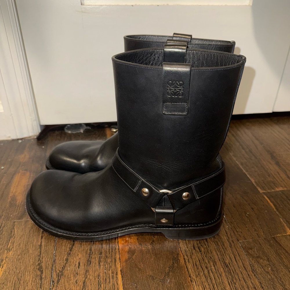 LOEWE harness boots black